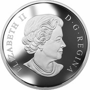 Canada 30 Dollars Zentangle Art - Great Grey Wolf 2017 Proof ELIZABETH II D G REGINA SB coin obverse Canada 30 Dollars Zentangle Art - Great Grey Wolf 2017 Proof ELIZABETH II D G REGINA SB coin obverse