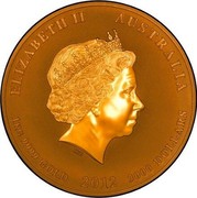 Australia 3000 Dollars Red Kangaroo 2012 P KM# 1687 ELIZABETH II AUSTRALIA 1 KG 9999 GOLD 2012 3000 DOLLARS IRB coin obverse Australia 3000 Dollars Red Kangaroo 2012 P KM# 1687 ELIZABETH II AUSTRALIA 1 KG 9999 GOLD 2012 3000 DOLLARS IRB coin obverse