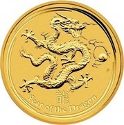 Australia 3000 Dollars Year of the Dragon 2012 KM# 1677 YEAR OF THE DRAGON P coin reverse Australia 3000 Dollars Year of the Dragon 2012 KM# 1677 YEAR OF THE DRAGON P coin reverse