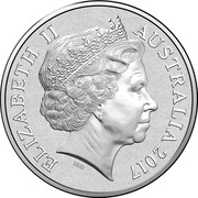 Australia 5 Cents 25th Anniversary Bananas in Pyjamas 2017  ELIZABETH II AUSTRALIA 2017 IRB coin obverse Australia 5 Cents 25th Anniversary Bananas in Pyjamas 2017  ELIZABETH II AUSTRALIA 2017 IRB coin obverse