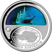 Australia 5 Dollars Aurora Australis 2009 KM# 1081 AURORA AUSTRALIS AUSTRALIAN ANTARCTIC TERRITORY INTERNATIONAL POLAR YEAR 2007-2008 MAWSON DAVIS CASEY INTERNATIONAL POLAR YEAR 2007-2008 coin reverse Australia 5 Dollars Aurora Australis 2009 KM# 1081 AURORA AUSTRALIS AUSTRALIAN ANTARCTIC TERRITORY INTERNATIONAL POLAR YEAR 2007-2008 MAWSON DAVIS CASEY INTERNATIONAL POLAR YEAR 2007-2008 coin reverse