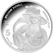 Australia 5 Dollars Australia's Artists - William Dobell 2007 Proof KM# 863 1899 - 1970 WILLIAM DOBELL MARGARET OLLEY 5 DOLLARS coin reverse Australia 5 Dollars Australia's Artists - William Dobell 2007 Proof KM# 863 1899 - 1970 WILLIAM DOBELL MARGARET OLLEY 5 DOLLARS coin reverse