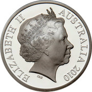 Australia 5 Dollars Aviation History - Boeing 747 2010 KM# 1512 ELIZABETH II AUSTRALIA 2010 IRB coin obverse Australia 5 Dollars Aviation History - Boeing 747 2010 KM# 1512 ELIZABETH II AUSTRALIA 2010 IRB coin obverse