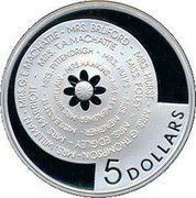 Australia 5 Dollars Bathurst Ladies Organizing Committee 2001 B Proof KM# 641 5 DOLLARS coin reverse Australia 5 Dollars Bathurst Ladies Organizing Committee 2001 B Proof KM# 641 5 DOLLARS coin reverse