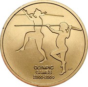 Australia 5 Dollars Olympic Games - Sydney To Athens 2004 KM# 856 OLYMPIC GAMES 2000-2004 coin reverse Australia 5 Dollars Olympic Games - Sydney To Athens 2004 KM# 856 OLYMPIC GAMES 2000-2004 coin reverse