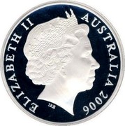 Australia 5 Dollars Russel Drysdale 2006 KM# 790 ELIZABETH II AUSTRALIA 2006 IRB coin obverse