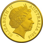 Australia 50 Cents 50th Anniversary of Decimal Currency 2016 WMF Privy mark Proof ELIZABETH II AUSTRALIA 2016 IRB coin obverse Australia 50 Cents 50th Anniversary of Decimal Currency 2016 WMF Privy mark Proof ELIZABETH II AUSTRALIA 2016 IRB coin obverse