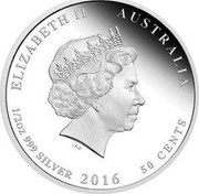 Australia 50 Cents ANZAC Spirit 100th Anniversary - Lost but not Forgotten 2016 P ELIZABETH II AUSTRALIA 1/2 OZ 999 SILVER 2016 50 CENTS IRB coin obverse Australia 50 Cents ANZAC Spirit 100th Anniversary - Lost but not Forgotten 2016 P ELIZABETH II AUSTRALIA 1/2 OZ 999 SILVER 2016 50 CENTS IRB coin obverse