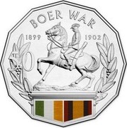 Australia 50 Cents Australians at War - Boer War 2014 KM# 2172 BOER WAR 1899- 1902 coin reverse Australia 50 Cents Australians at War - Boer War 2014 KM# 2172 BOER WAR 1899- 1902 coin reverse
