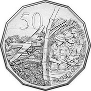 Australia 50 Cents Malayan Emergency 2016  50 MALAYAN EMERGENCY coin reverse Australia 50 Cents Malayan Emergency 2016  50 MALAYAN EMERGENCY coin reverse