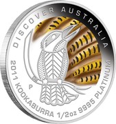 Australia 50 Dollars Discover Australia - Kookaburra 2011 KM# 1551 DISCOVER AUSTRALIA 2011 KOOKABURRA 1/2 OZ 9995 PLATINUM P DB coin reverse Australia 50 Dollars Discover Australia - Kookaburra 2011 KM# 1551 DISCOVER AUSTRALIA 2011 KOOKABURRA 1/2 OZ 9995 PLATINUM P DB coin reverse