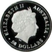 Australia 50 Dollars Mother and baby koala 2003 Proof KM# 928 ELIZABETH II AUSTRALIA 50 DOLLARS coin obverse Australia 50 Dollars Mother and baby koala 2003 Proof KM# 928 ELIZABETH II AUSTRALIA 50 DOLLARS coin obverse