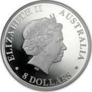 Australia 8 Dollars Australian Koala 2012 KM# 1841 ELIZABETH II AUSTRALIA 8 DOLLARS IRB coin obverse Australia 8 Dollars Australian Koala 2012 KM# 1841 ELIZABETH II AUSTRALIA 8 DOLLARS IRB coin obverse