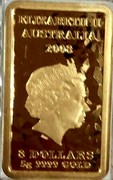 Australia 8 Dollars Chinese Mythological Character - Longevity 2008 P KM# 1270 ELIZABETH II AUSTRALIA 2008 8 DOLLARS 5G 9999 GOLD coin obverse Australia 8 Dollars Chinese Mythological Character - Longevity 2008 P KM# 1270 ELIZABETH II AUSTRALIA 2008 8 DOLLARS 5G 9999 GOLD coin obverse