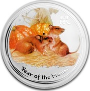 Australia 8 Dollars Year of the Mouse 2008 KM# 1757 YEAR OF THE MOUSE P coin reverse Australia 8 Dollars Year of the Mouse 2008 KM# 1757 YEAR OF THE MOUSE P coin reverse