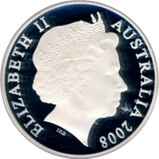 Australia Five Dollars Centenary of Rugby League 2008 KM# 1053 ELIZABETH II AUSTRALIA 2008 IRB coin obverse Australia Five Dollars Centenary of Rugby League 2008 KM# 1053 ELIZABETH II AUSTRALIA 2008 IRB coin obverse