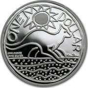 Australia One Dollar Kangaroo 2009 KM# 1083 ONE DOLLAR ONE OUNCE FINE SILVER coin reverse Australia One Dollar Kangaroo 2009 KM# 1083 ONE DOLLAR ONE OUNCE FINE SILVER coin reverse