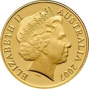 Australia Ten Dollars Rolf Harris Kangaroo 2007 P KM# 851d ELIZABETH II AUSTRALIA 2007 coin obverse Australia Ten Dollars Rolf Harris Kangaroo 2007 P KM# 851d ELIZABETH II AUSTRALIA 2007 coin obverse