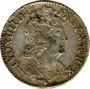 France 1/10 ECU Louis XIV 1710 P KM# 379.14 LVD XIIII D G FR ET NAV REX coin obverse France 1/10 ECU Louis XIV 1710 P KM# 379.14 LVD XIIII D G FR ET NAV REX coin obverse