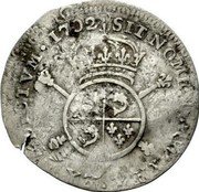 France 1/12 ECU (10 Sols) Louis XIV 1702 Z KM# 339 SIT NOMEN DOMINI BENEDICTVM 1702 coin reverse France 1/12 ECU (10 Sols) Louis XIV 1702 Z KM# 339 SIT NOMEN DOMINI BENEDICTVM 1702 coin reverse