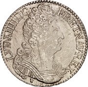 France 1/2 ECU (36 Sols = 6 Deniers) Louis XIV 1709 D KM# 382.4 LVD XIIII D G FR ET NAV REX coin obverse France 1/2 ECU (36 Sols = 6 Deniers) Louis XIV 1709 D KM# 382.4 LVD XIIII D G FR ET NAV REX coin obverse