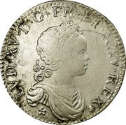 France 1/2 ECU (44 Sols) Louis XV 1716 V KM# 420.18 LVD XV D G FR ET NAV REX coin obverse France 1/2 ECU (44 Sols) Louis XV 1716 V KM# 420.18 LVD XV D G FR ET NAV REX coin obverse