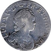 France 1/2 ECU (44 Sols) Louis XV 1716 W KM# 420.19 LUD XV D G FR ET NAV REX coin obverse France 1/2 ECU (44 Sols) Louis XV 1716 W KM# 420.19 LUD XV D G FR ET NAV REX coin obverse