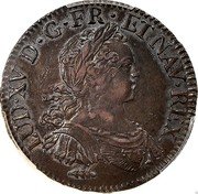 France 1/2 ECU (44 Sols) Louis XV 1725 X KM# 478.11 LUD XV D G FR ET NAV REX coin obverse France 1/2 ECU (44 Sols) Louis XV 1725 X KM# 478.11 LUD XV D G FR ET NAV REX coin obverse