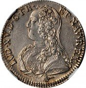 France 1/2 ECU (44 Sols) Louis XV 1729 X KM# 484.22 LUD XV D G FR ET NAV REX coin obverse France 1/2 ECU (44 Sols) Louis XV 1729 X KM# 484.22 LUD XV D G FR ET NAV REX coin obverse