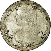 France 1/2 ECU (44 Sols) Louis XV 1730 M KM# 484.12 LUD XV D G FR ET NAV REX coin obverse France 1/2 ECU (44 Sols) Louis XV 1730 M KM# 484.12 LUD XV D G FR ET NAV REX coin obverse