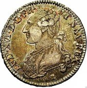 France 1/2 ECU (44 Sols) Louis XVI 1777 T KM# 562.12 LUD XVI D G FR ET NAV REX coin obverse France 1/2 ECU (44 Sols) Louis XVI 1777 T KM# 562.12 LUD XVI D G FR ET NAV REX coin obverse