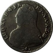 France 1/2 ECU (44 Sols) (Louis XV) KM# 485 LUD XV D G FR ET NA RE BD coin obverse France 1/2 ECU (44 Sols) (Louis XV) KM# 485 LUD XV D G FR ET NA RE BD coin obverse