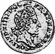 France 1/2 Louis D'or Louis XIV 1705 Cow KM# 364 LVD XIIII D G FR ET NA RE BD coin obverse France 1/2 Louis D'or Louis XIV 1705 Cow KM# 364 LVD XIIII D G FR ET NA RE BD coin obverse
