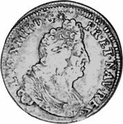 France 1/4 ECU Louis XIV 1702 P KM# 324.11 LVD XIIII D G FR ET NAV REX coin obverse France 1/4 ECU Louis XIV 1702 P KM# 324.11 LVD XIIII D G FR ET NAV REX coin obverse