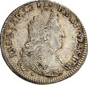France 1/4 ECU Louis XIV 1704 Cow KM# 354 LVD XIIII D G FR ET NAV REX coin obverse France 1/4 ECU Louis XIV 1704 Cow KM# 354 LVD XIIII D G FR ET NAV REX coin obverse