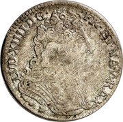 France 1/4 ECU Louis XIV 1712 BB KM# 404 LVD XIIII D G FR ET NAV REX coin obverse France 1/4 ECU Louis XIV 1712 BB KM# 404 LVD XIIII D G FR ET NAV REX coin obverse