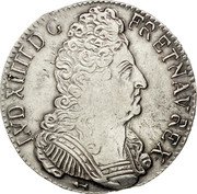 France ECU Louis XIV 1709 ϽϹ KM# 386.25 LVD XIIII D G FR ET NAV REX coin obverse France ECU Louis XIV 1709 ϽϹ KM# 386.25 LVD XIIII D G FR ET NAV REX coin obverse