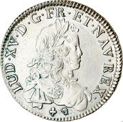 France ECU Louis XV 1721 R KM# 459.17 LUD XV D G FR ET NAV REX coin obverse France ECU Louis XV 1721 R KM# 459.17 LUD XV D G FR ET NAV REX coin obverse
