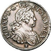 France ECU Louis XV 1724 Numeral 9 KM# 472.26 LUD XV D G FR ET NAV REX coin obverse France ECU Louis XV 1724 Numeral 9 KM# 472.26 LUD XV D G FR ET NAV REX coin obverse