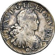 France ECU Louis XV 1725 AA KM# 472.2 LUD XV D G FR ET NAV REX coin obverse France ECU Louis XV 1725 AA KM# 472.2 LUD XV D G FR ET NAV REX coin obverse