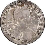 France ECU Louis XV 1725 E KM# 472.7 LUD XV D G FR ET NAV REX coin obverse France ECU Louis XV 1725 E KM# 472.7 LUD XV D G FR ET NAV REX coin obverse