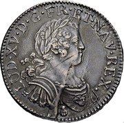 France ECU Louis XV 1725 Q KM# 472.17 LUD XV D G FR ET NAV REX coin obverse France ECU Louis XV 1725 Q KM# 472.17 LUD XV D G FR ET NAV REX coin obverse
