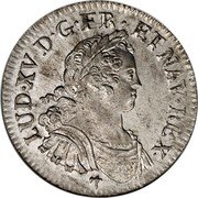 France ECU Louis XV 1725 R KM# 472.18 LUD XV D G FR ET NAV REX coin obverse France ECU Louis XV 1725 R KM# 472.18 LUD XV D G FR ET NAV REX coin obverse