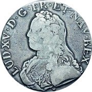 France ECU Louis XV 1726 & KM# 486.27 LUD XV D G FR ET NAV REX coin obverse France ECU Louis XV 1726 & KM# 486.27 LUD XV D G FR ET NAV REX coin obverse