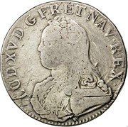 France ECU Louis XV 1729 D KM# 486.6 LUD XV D G FR ET NAV REX coin obverse France ECU Louis XV 1729 D KM# 486.6 LUD XV D G FR ET NAV REX coin obverse
