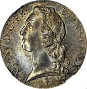 France ECU Louis XV 1746 W KM# 512.22 LUD XV D G FR ET NAV REX coin obverse France ECU Louis XV 1746 W KM# 512.22 LUD XV D G FR ET NAV REX coin obverse