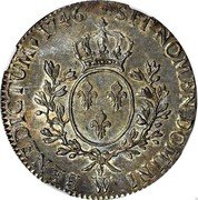 France ECU Louis XV 1746 W KM# 512.22 SIT NOMEN DOMINI W BENEDICTUM 1746 coin reverse France ECU Louis XV 1746 W KM# 512.22 SIT NOMEN DOMINI W BENEDICTUM 1746 coin reverse