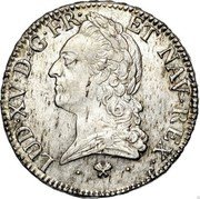France ECU Louis XV 1771 L KM# 551.9 LUD XV D G FR ET NAV REX coin obverse