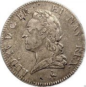 France ECU Louis XV 1772 A KM# 551.1 LUD XV D G FR ET NAV REX coin obverse France ECU Louis XV 1772 A KM# 551.1 LUD XV D G FR ET NAV REX coin obverse