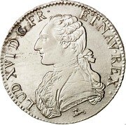 France ECU Louis XVI 1786 R KM# 564.14 LUD XVI D G FR ET NAV REX B. DUVIV. F. coin obverse France ECU Louis XVI 1786 R KM# 564.14 LUD XVI D G FR ET NAV REX B. DUVIV. F. coin obverse